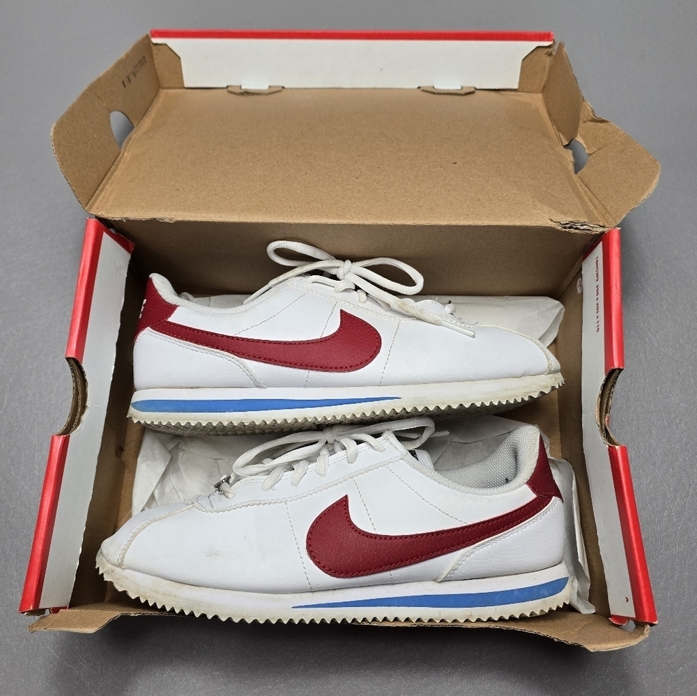 Nike Cortez Basic SL red white 904764-103 Kids size 7 Years